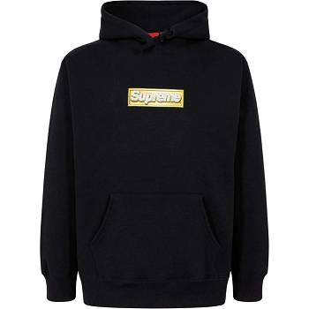Supreme Bling Box Logo Hoodie Black | PH489OR