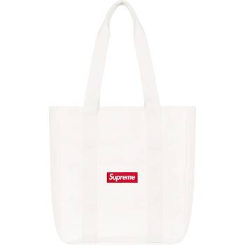 Supreme Canvas Tote Bags White | PH168MA