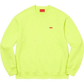 Supreme Small Box Crewneck Sweatshirts Green | PH281OR